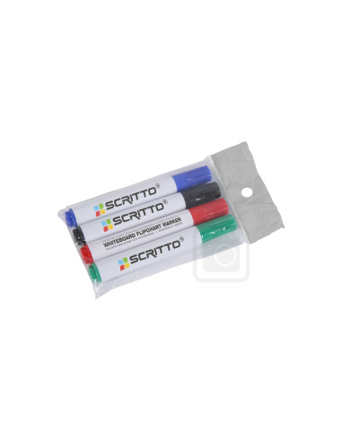5100, 4 feutres pour tableaux blancs - Accessoires vitrines et