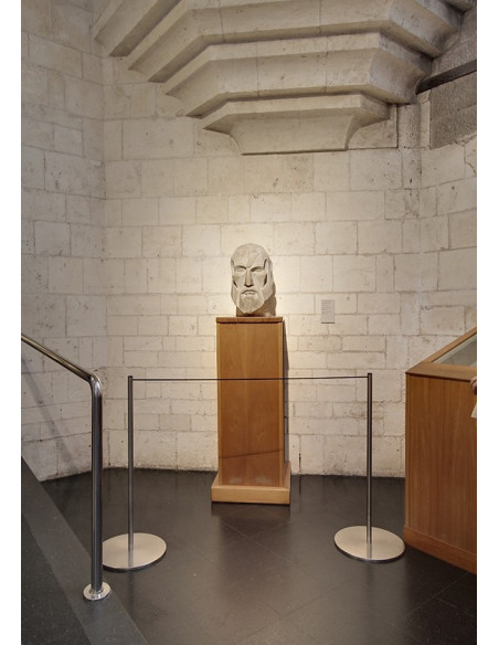 Potelet à cordon élastique 9402 - Poteaux de guidage musée