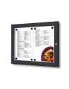 Porte menu mural noir 2 x A4 5804