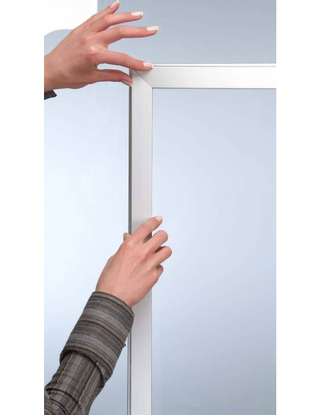 Cadre à clapets pour vitrine 8040 - Portes affiches intérieur