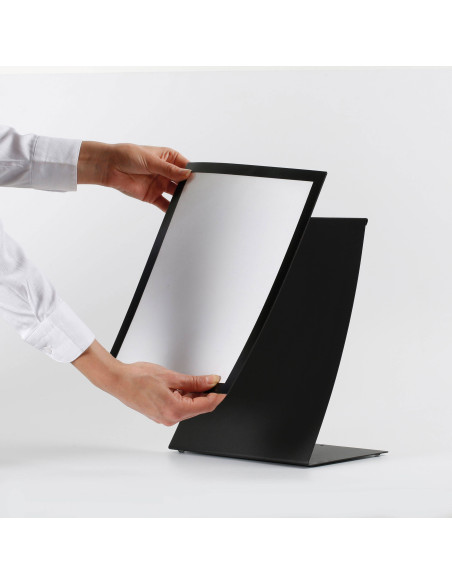 Porte visuel de comptoirconcave 7084