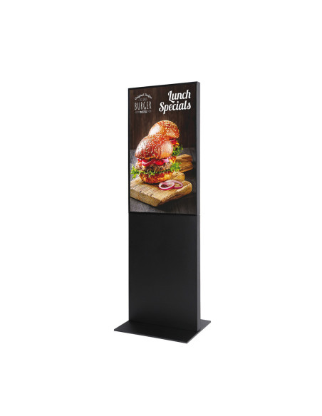 Totem "slim" pour signalétique digitale 4132 : Multimédia - Afix