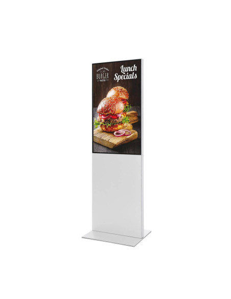 Totem "slim" pour signalétique digitale 4132 : Multimédia - Afix