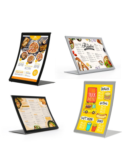 Porte visuel 7084 : PLV de comptoir - Afix