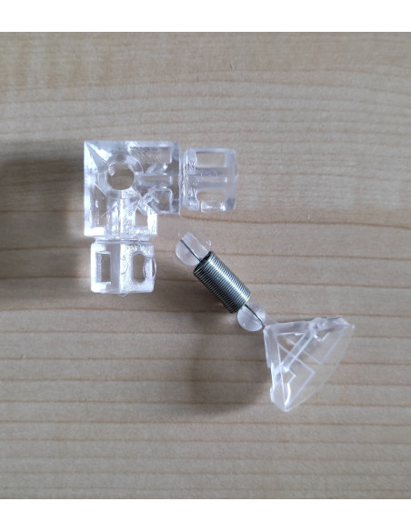 Equerres pour Afix 12 mm : Accessoires cadres porte affiches, affichage - Afix