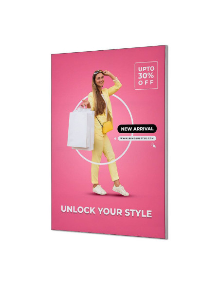 8104, Cadre textile imprimé aluminium : Cadres porte affiches, affichage | Afix
