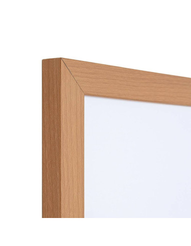 5569 Tableau en bois mixte blanc / liège : Signalétique et PLV en bois | Afix