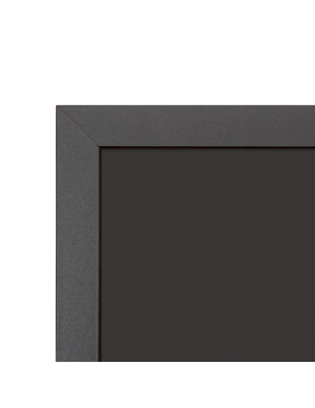5570 Tableau en bois noir mixte noir / liège : Signalétique et PLV en bois | Afix