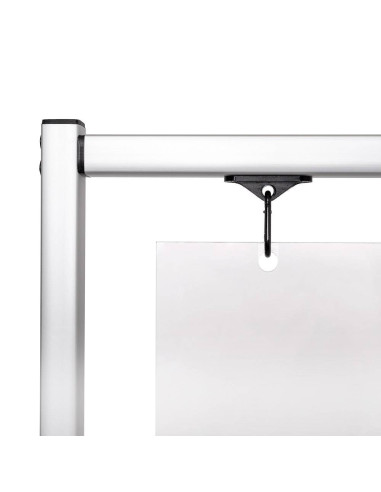 Porte visuel suspendu 4158 : Porte messages, porte menus et porte visuels | Afix