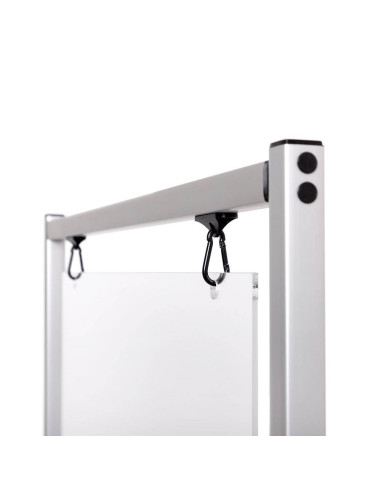 Porte visuel suspendu 4158 : Porte messages, porte menus et porte visuels | Afix