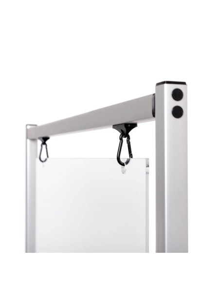 Porte visuel suspendu 4158 : Porte messages, porte menus et porte visuels | Afix