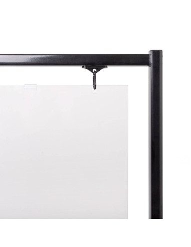 Porte visuel suspendu 4158 : Porte messages, porte menus et porte visuels | Afix