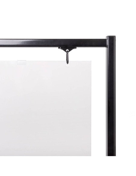 Porte visuel suspendu 4158 : Porte messages, porte menus et porte visuels | Afix