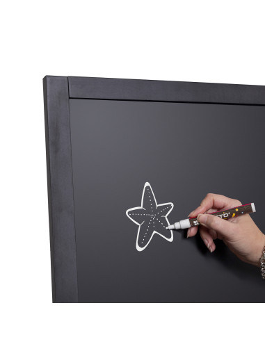 4166 Chevalet flip en bois : Porte menus pour restaurants | Afix