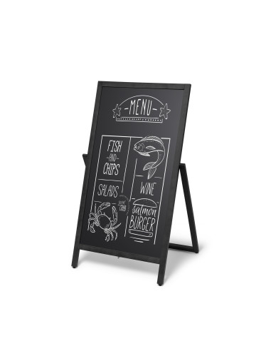 4166 Chevalet flip en bois : Porte menus pour restaurants | Afix
