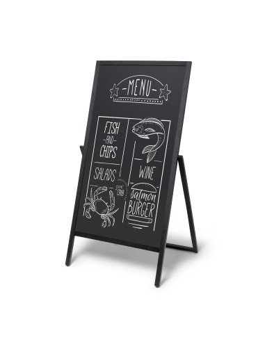 4166 Chevalet flip en bois : Porte menus pour restaurants | Afix