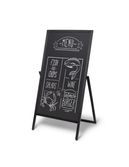 4166 Chevalet flip en bois : Porte menus pour restaurants | Afix