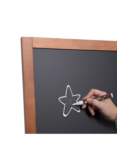 4166 Chevalet flip en bois : Porte menus pour restaurants | Afix