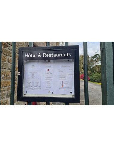 Porte menu extérieur 5012 : Affichage extérieur - Afix