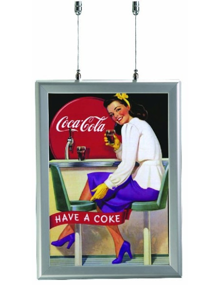 Cadre double face 8042 - Portes affiches intérieur