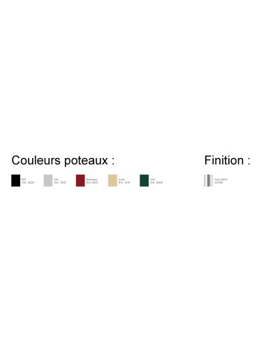 Mini poteau à cordon 9304 : Poteaux à cordons | Afix