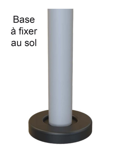 Mini poteau à cordon 9304 : Poteaux à cordons | Afix