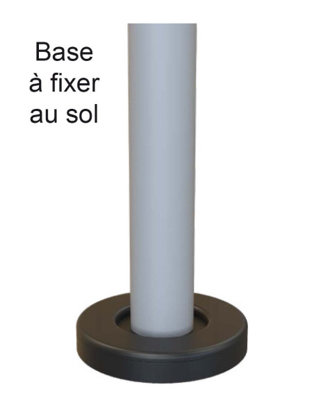 Mini poteau à cordon 9304 : Poteaux à cordons | Afix