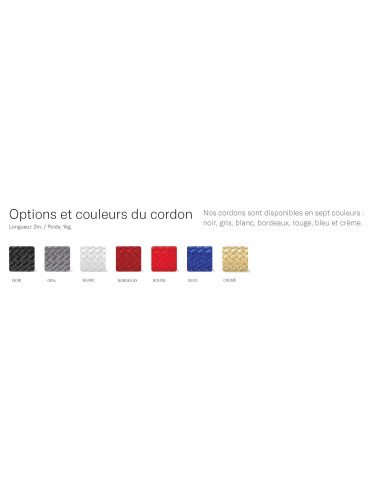9332 Cordon pour poteaux à cordons : Accessoires comptoirs, stands et poteaux de guidage | Afix