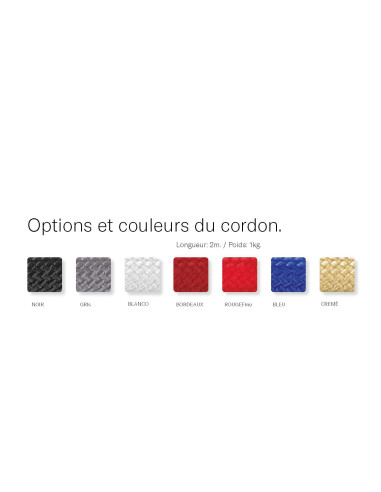 Cordon 9320 pour poteau de guidage ECO 9312 : Poteaux de guidage et guide-files | Afix