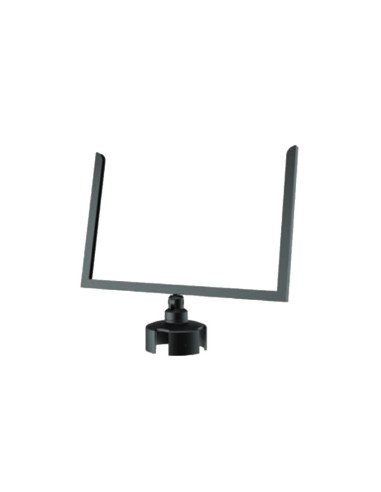 Porte visuel inclinable 9208, pour 9200, 9202, 9204, 9210, 9212, 9214 : Accessoires comptoirs, stands et poteaux de guidage | Af