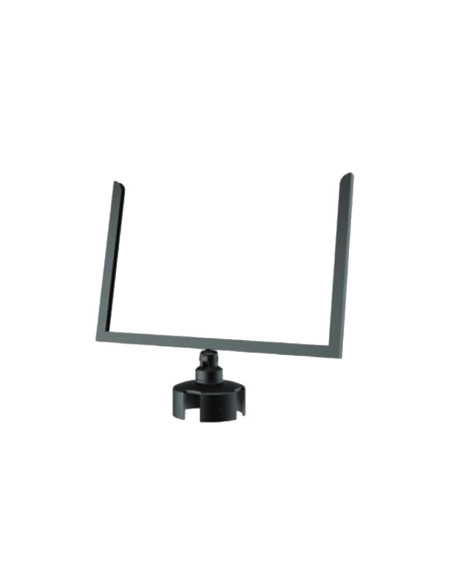 Porte visuel inclinable 9208, pour 9200, 9202, 9204, 9210, 9212, 9214 : Accessoires comptoirs, stands et poteaux de guidage | Af