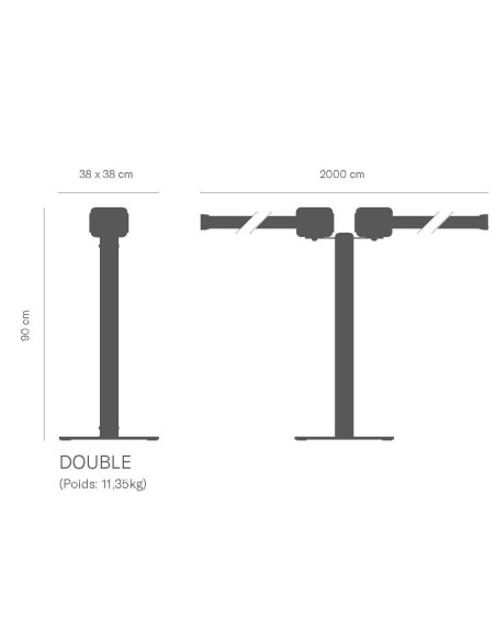 Poteau industrie 9504 : Poteaux de chantier - Afix