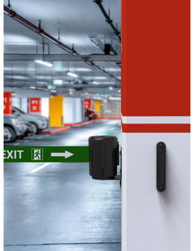 9237 Guide file mural avec sangle grande longueur : Guides files muraux | Afix