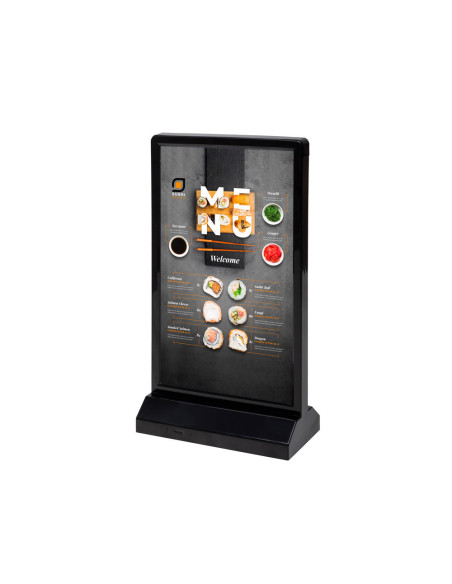 7023L Porte visuel de comptoir LED : PLV de comptoir | Afix