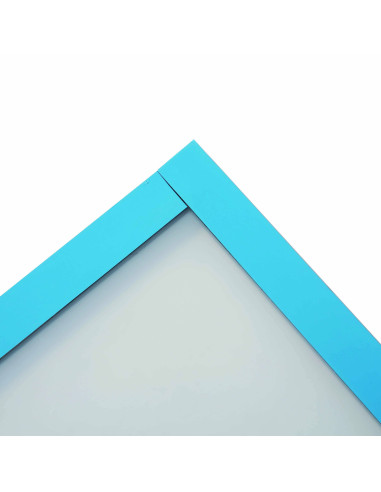 Cadre grand format à clapets pour vitrine 8043