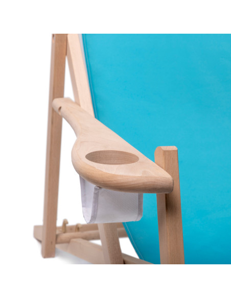 5305 Chaise longue en bois Confort : Présentoirs bois | Afix