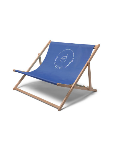 5306 Chaise longue en bois DUO : Présentoirs bois | Afix