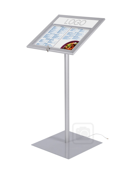 Porte menu LED 4801 - Porte visuels et porte messages de sol