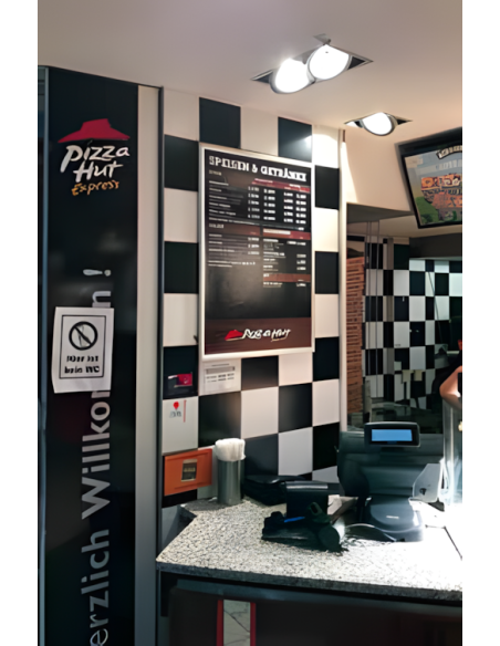 Cadre à clapets fixation par adhésif 8041 : Portes affiches intérieur - Afix