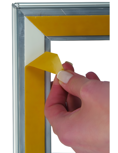 Cadre à clapets fixation par adhésif 8041 : Portes affiches intérieur - Afix