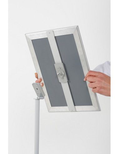Porte visuel 4089 : Porte visuels et porte messages de sol - Afix