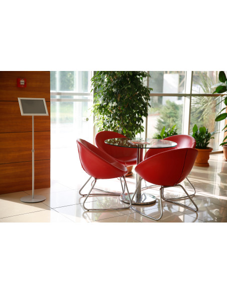 Porte visuel 4089 : Porte visuels et porte messages de sol - Afix