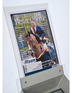 Porte visuel A4 pour présentoir 2006 : Accessoires pour présentoirs - Afix