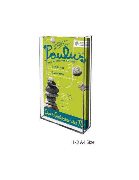 Boite porte brochures murale 7011 : Porte brochures et documents - Afix