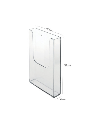 Boite porte brochures murale 7011 : Porte brochures et documents - Afix