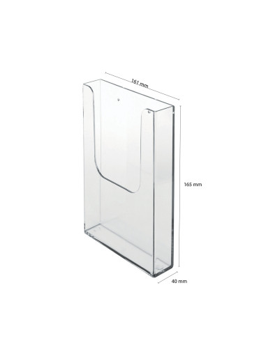 Boite porte brochures murale 7011 : Porte brochures et documents - Afix