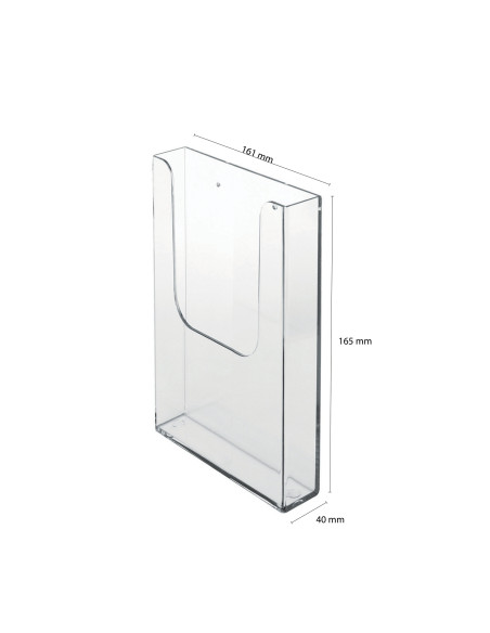 Boite porte brochures murale 7011 : Porte brochures et documents - Afix