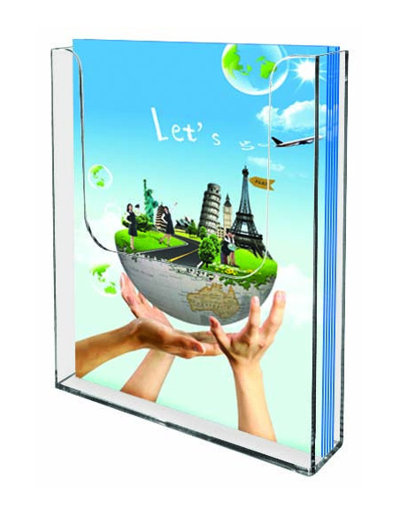 Boite porte brochures murale 7011 : Porte brochures et documents - Afix