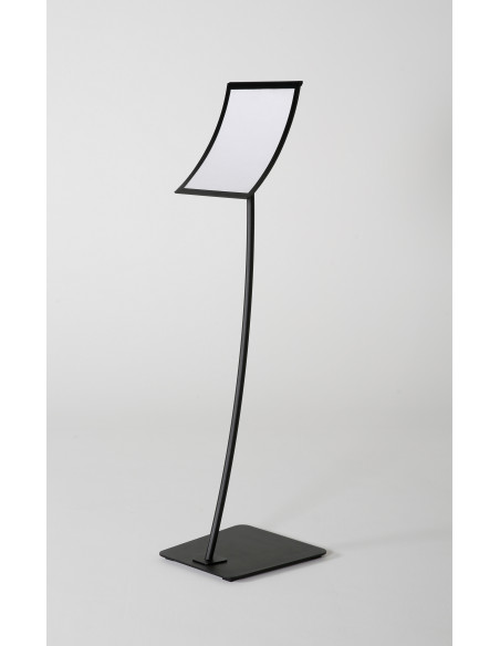 Porte visuel concave 4096 : Porte visuels et porte messages de sol - Afix