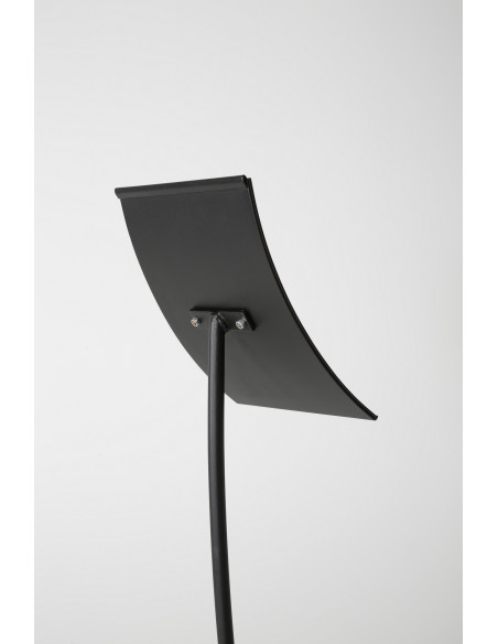 Porte visuel concave 4096 : Porte visuels et porte messages de sol - Afix
